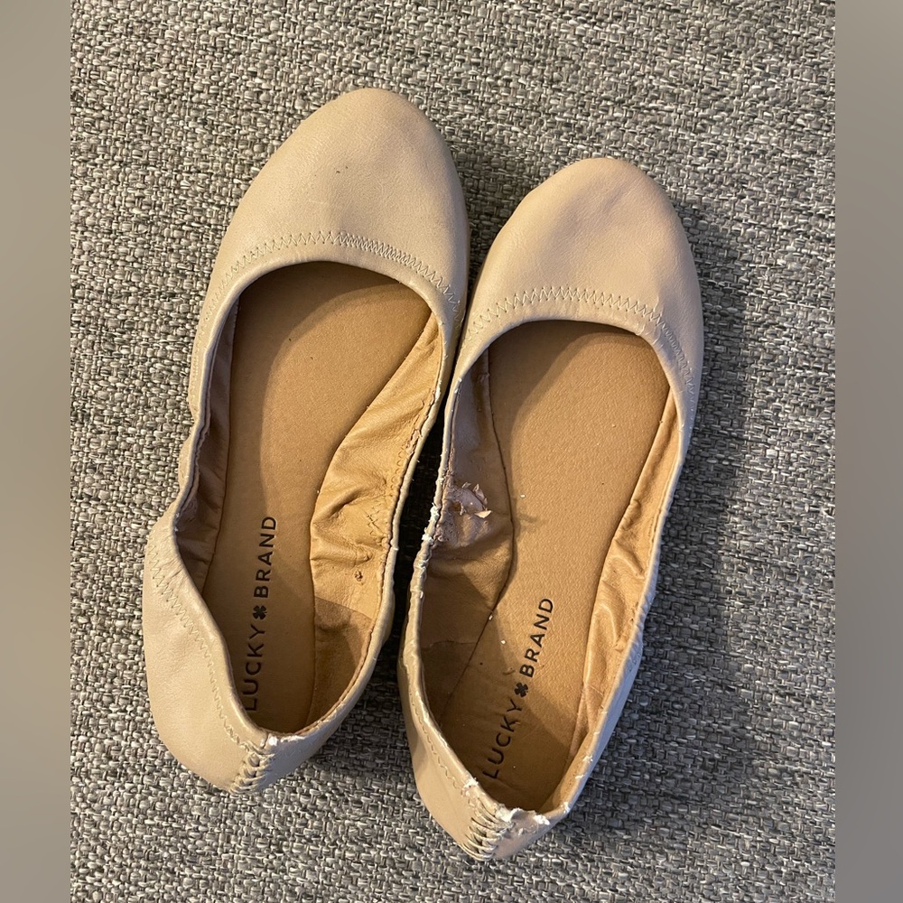 AND Tan Flats Minimalist Loafers